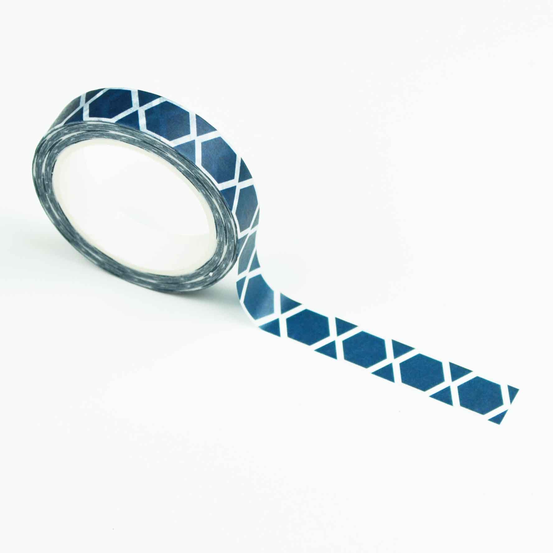 Washi tape: Darkblue Hexagons