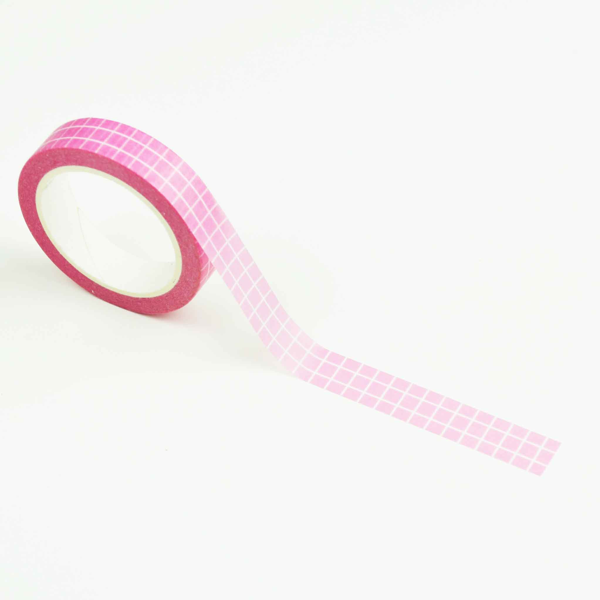 Washi tape: Fuchsia Pink Grid
