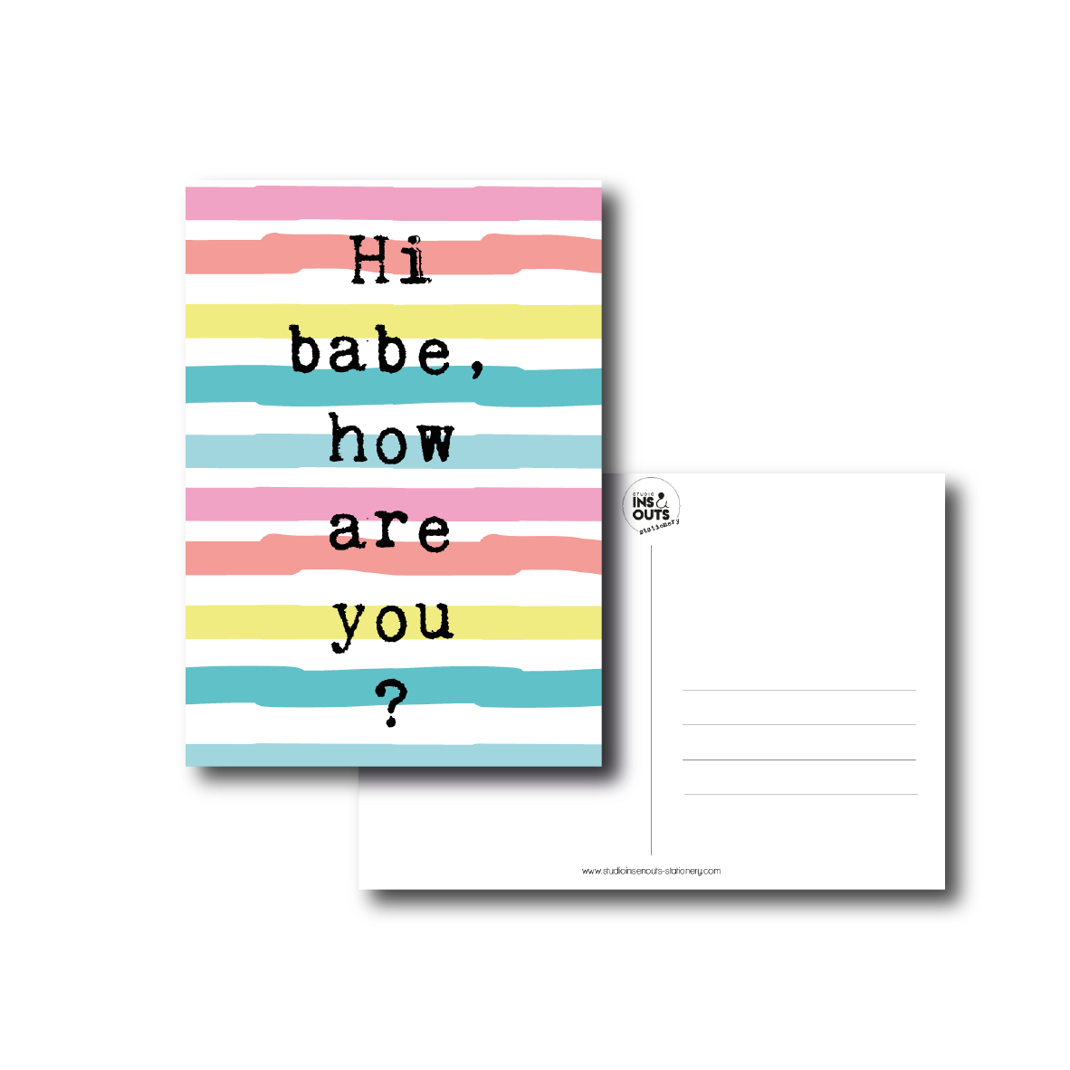 Greeting Card | Hi Babe