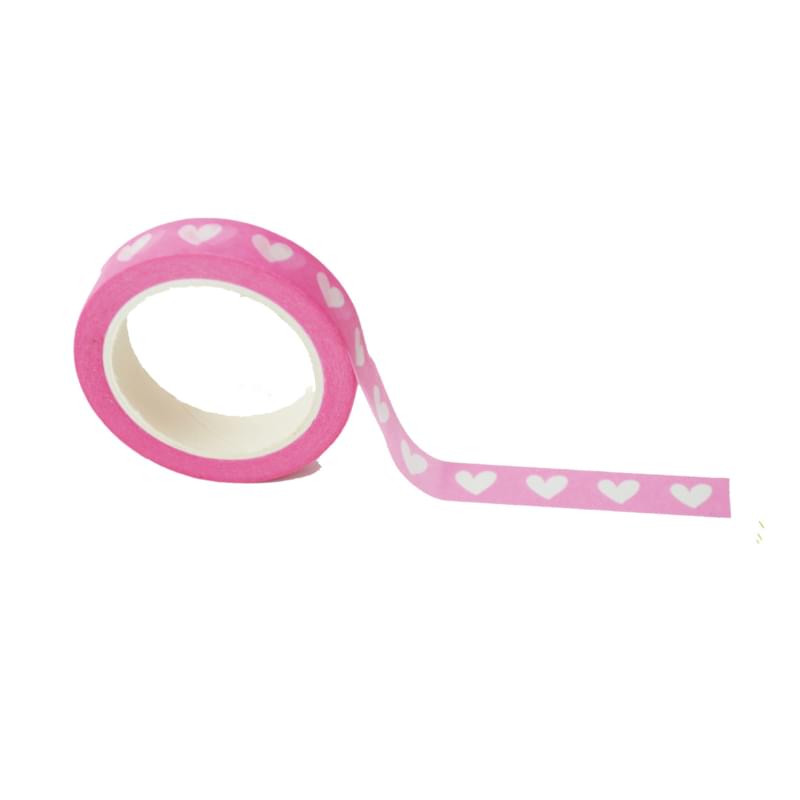 Roze washi tape: Lovely pink