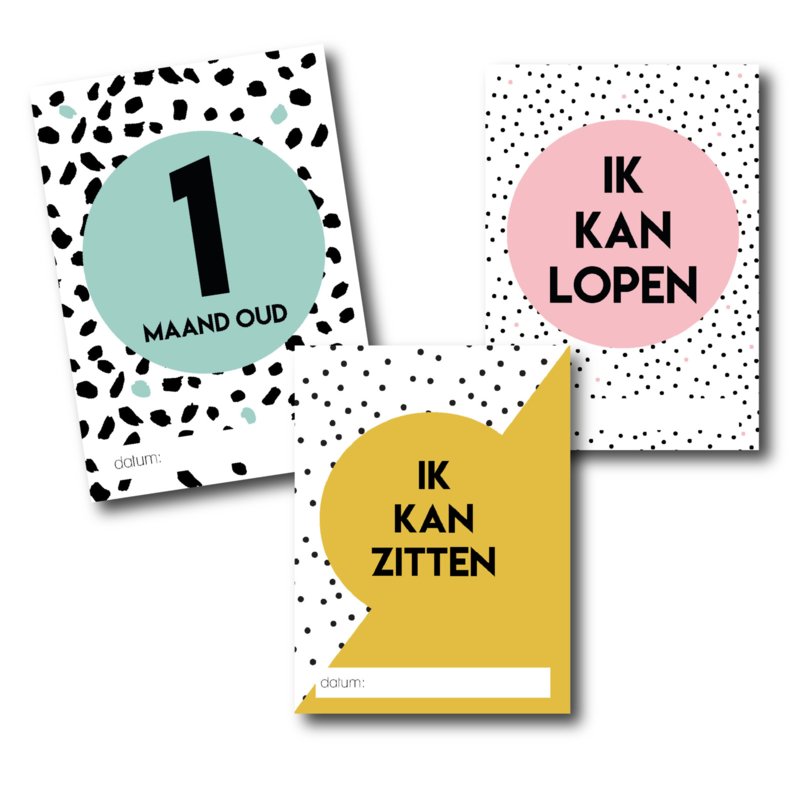 Mijlpaalkaarten | Baby's eerste jaar