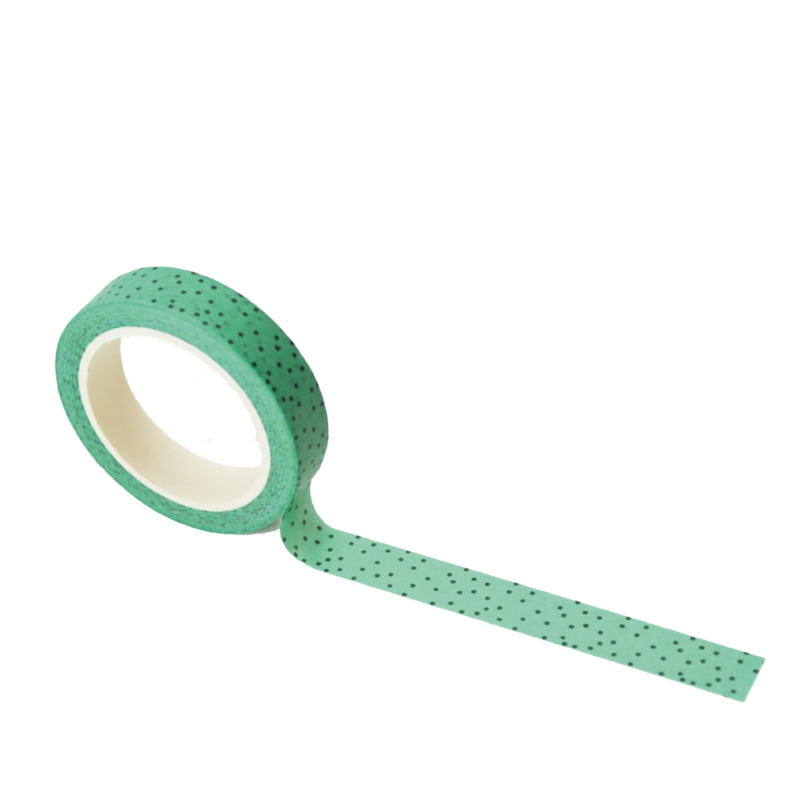 Mint washi tape: Minty dots