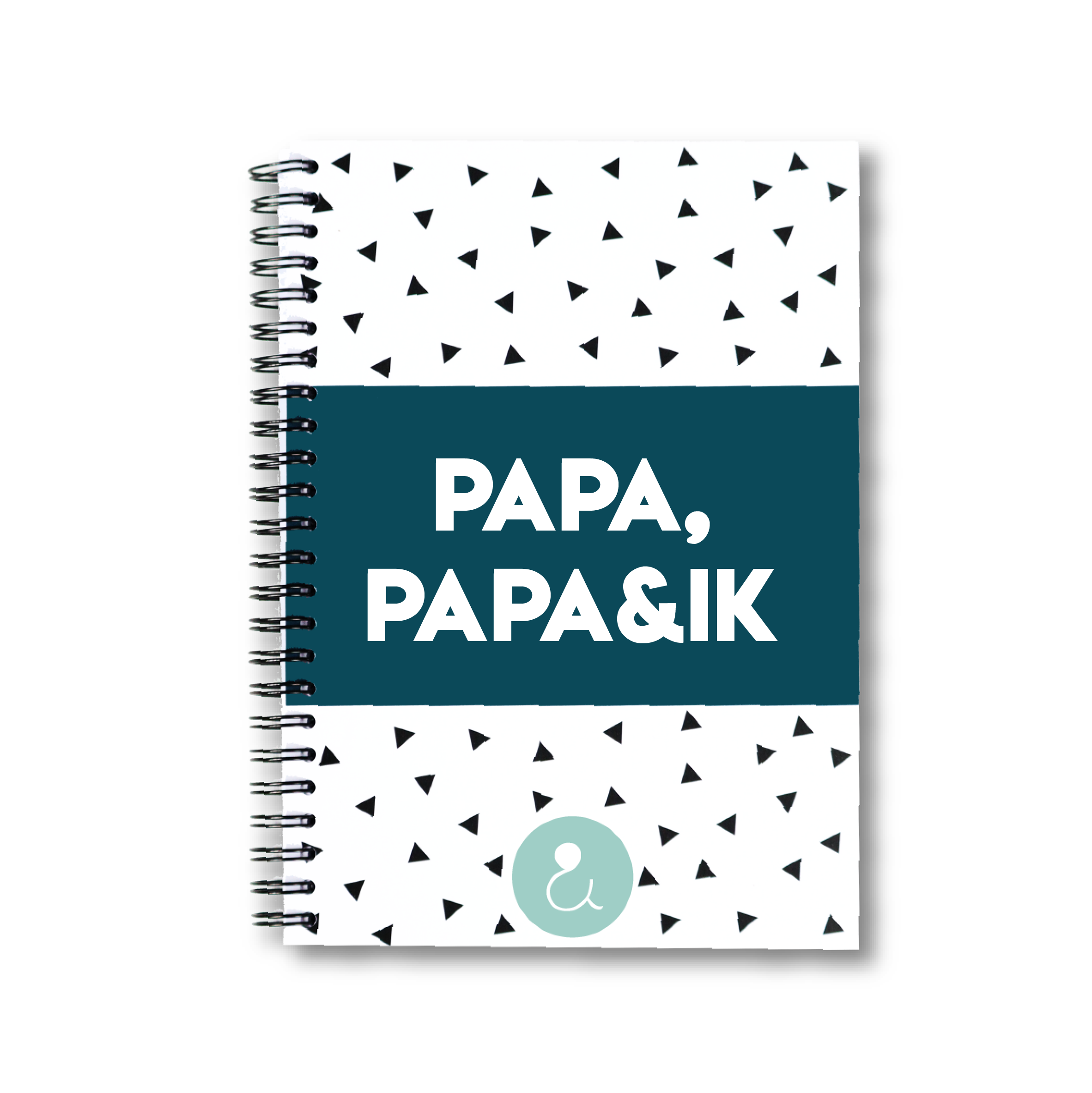 Papa, papa&ik | invulboek voor papa's (mint stip)