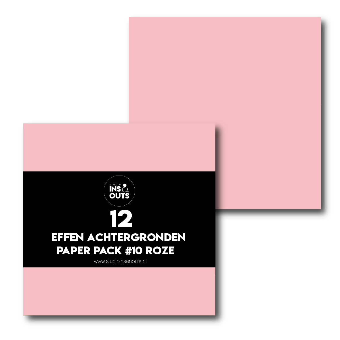 Paper Pack #10 - roze effen