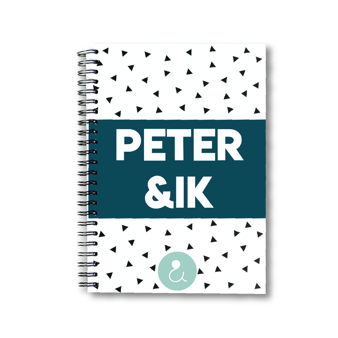 Peter&ik | invulboek voor de peter (mint stip)