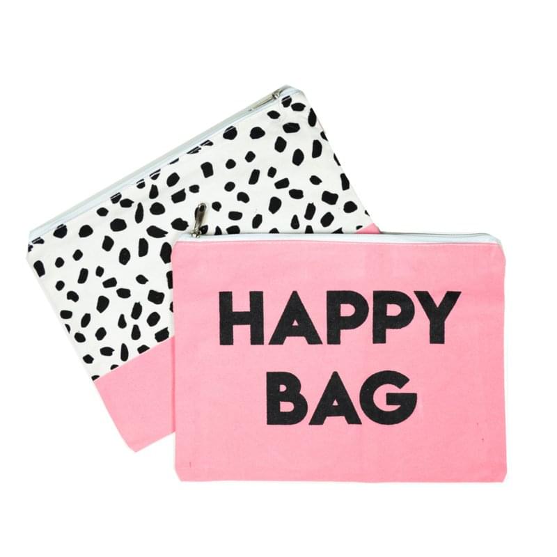 Etuis 'Happy Bag' - roze