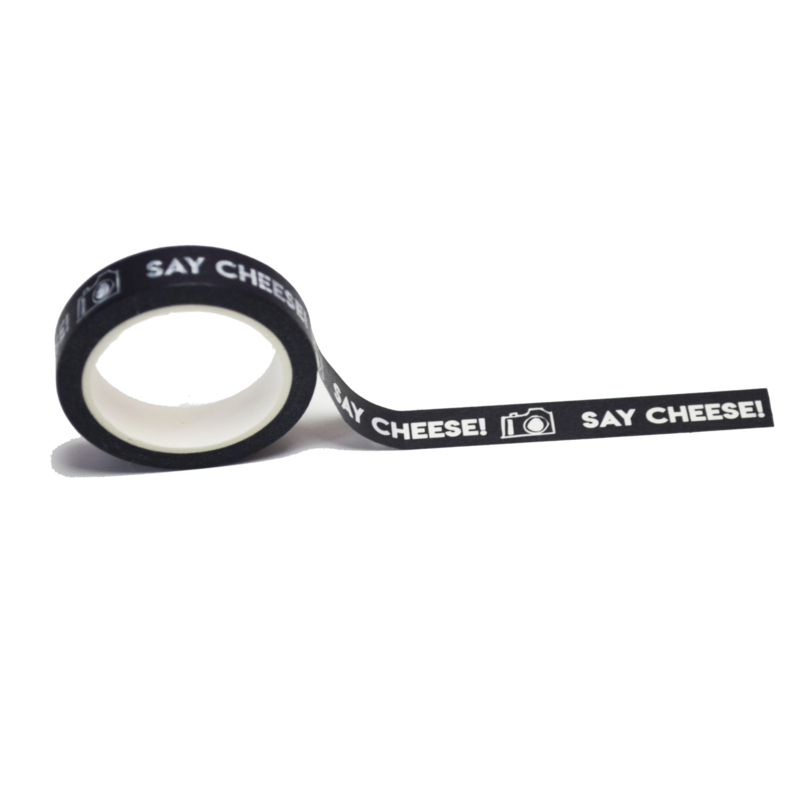 Fotocamera washi tape: Say cheese!