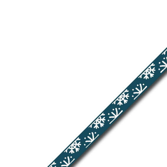 Brede Washi Tape: Blue Snowflakes (W21)