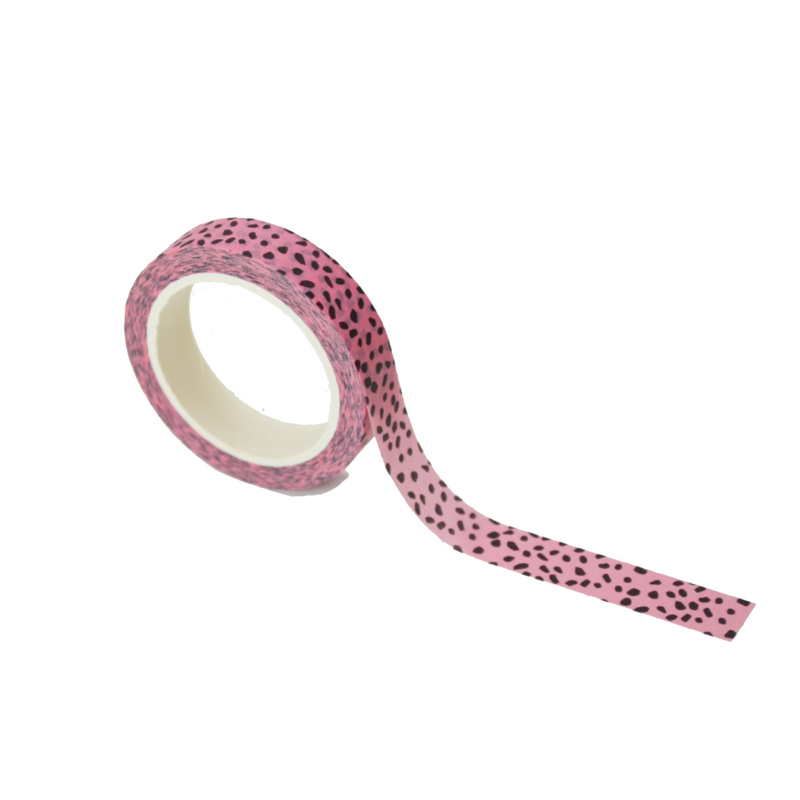 Roze washi tape: Pinky dots