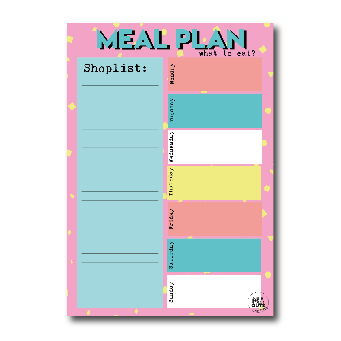 A5 notepad | Meal Planner
