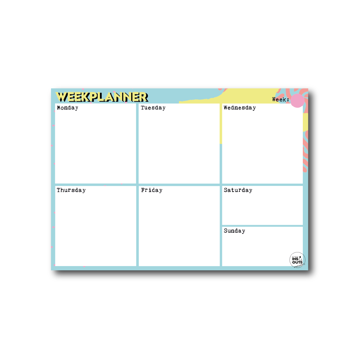 A4 Weekplanner
