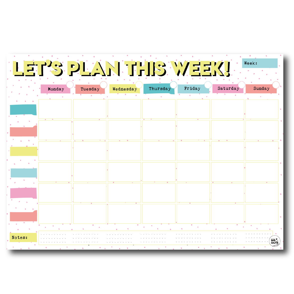 A3 Family Planner